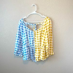 Checkered Summer Top!